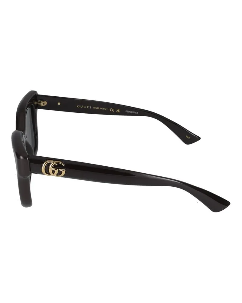 Gucci Women's Gg1828s Sunglasses Black Injected Black