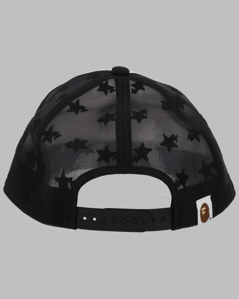 BAPE 001CPM301004M_BLACK Baseball Cap — Black Black