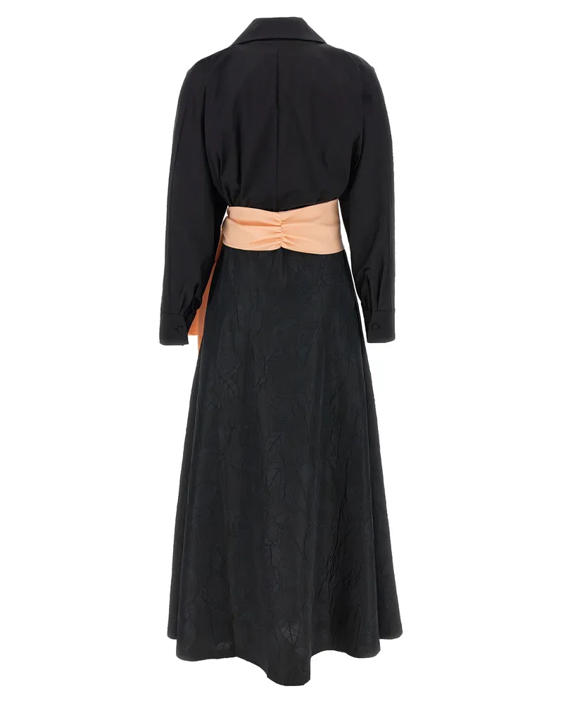 BERNADETTE Clarence Dress — Black Black