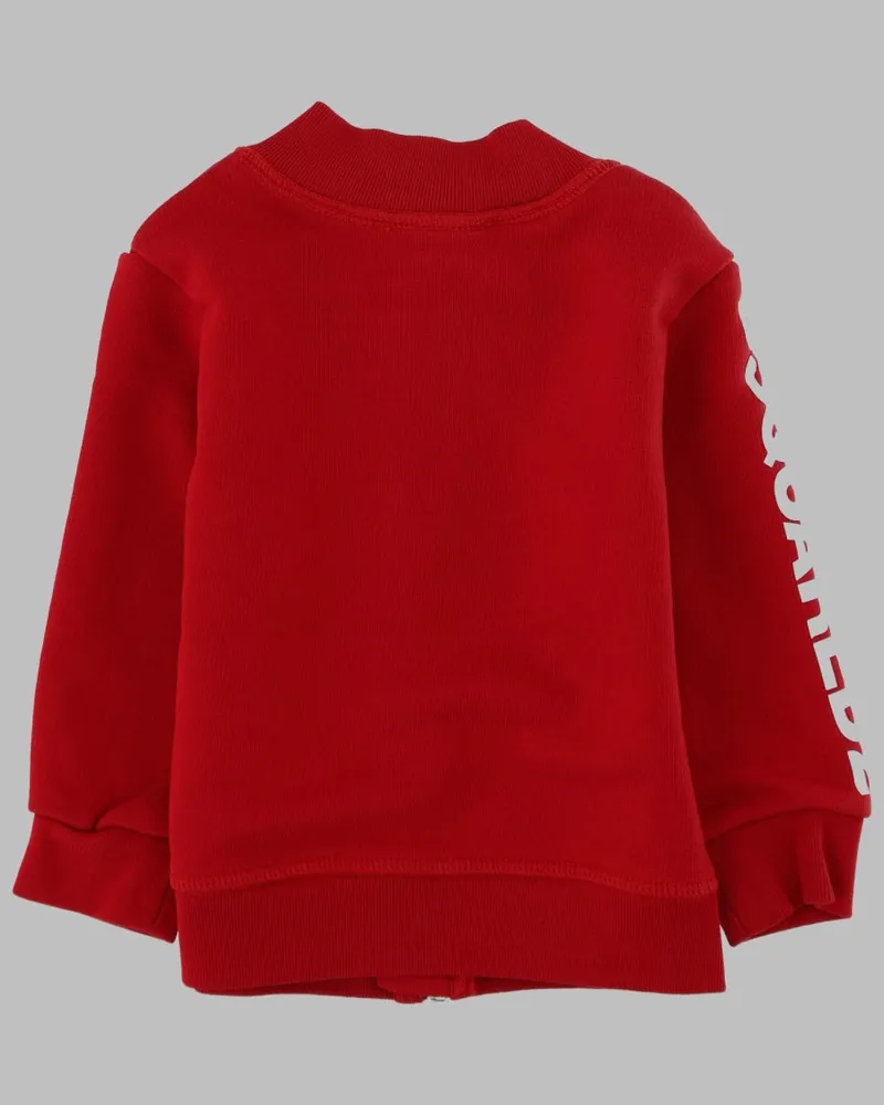 Dsquared2 Cotton Sweatshirt — Red Red