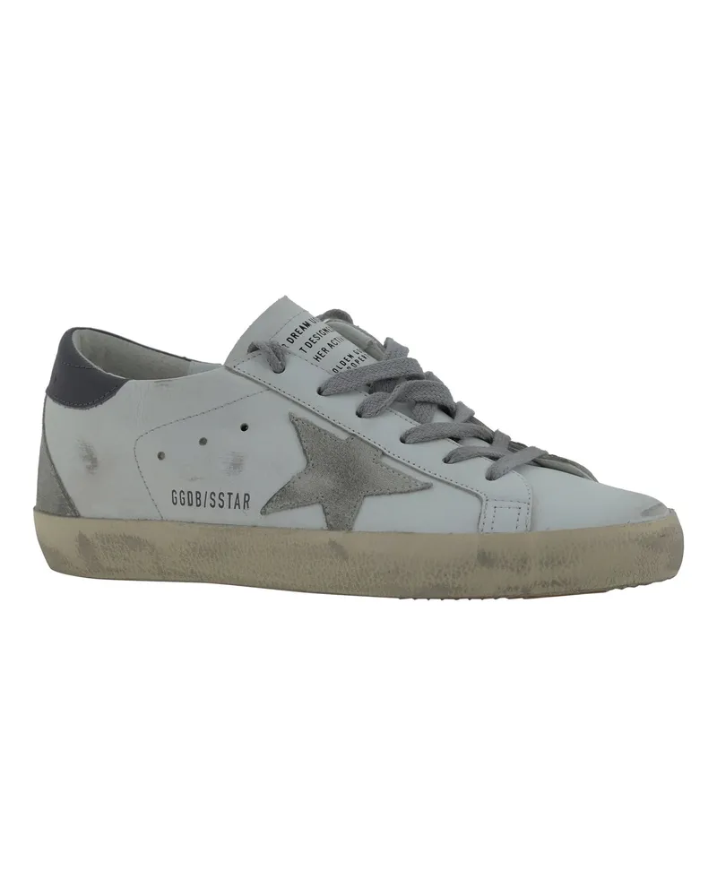 Golden Goose Women's Superstar Sneakers White-Ice-Dark Gray White/ice/dark White