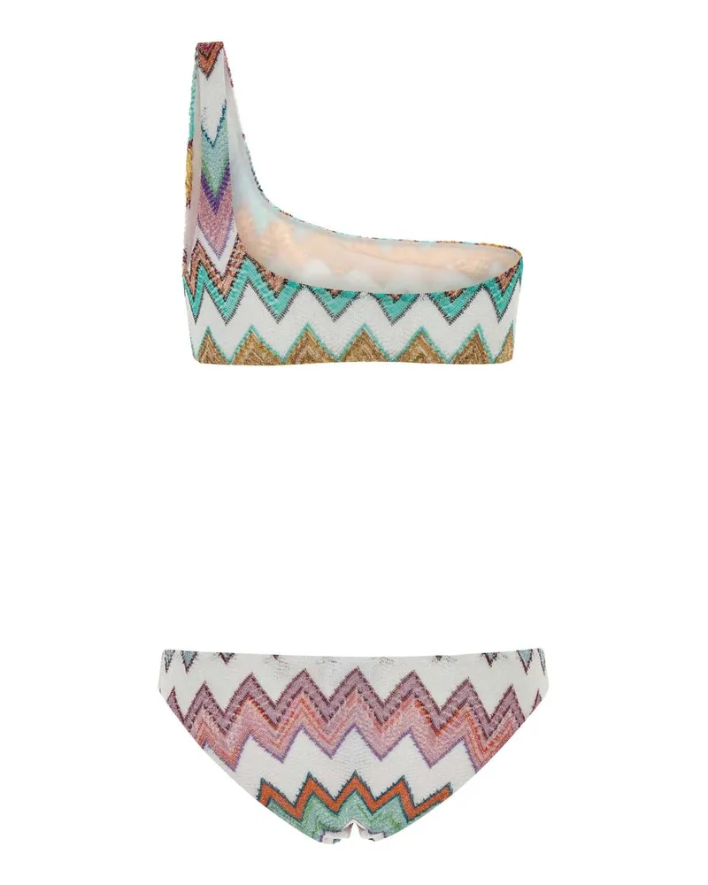 Missoni Embroidered Viscose Bikini Multicolorwht