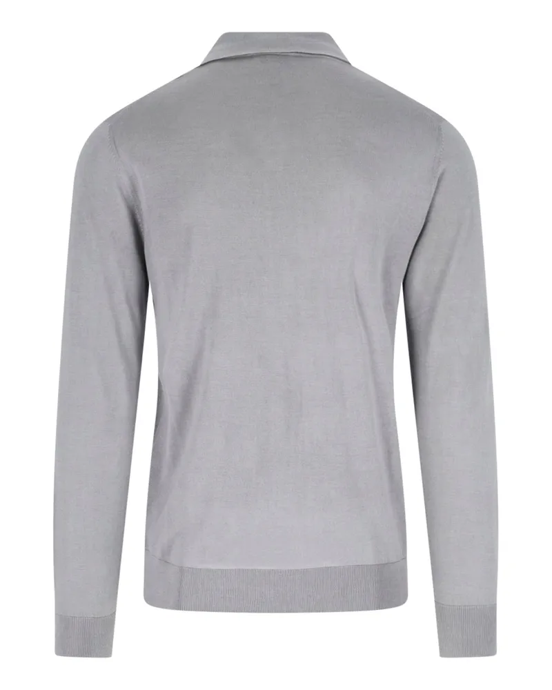 Ballantyne Men's Sweaters Grey Silk Cashmere Gray