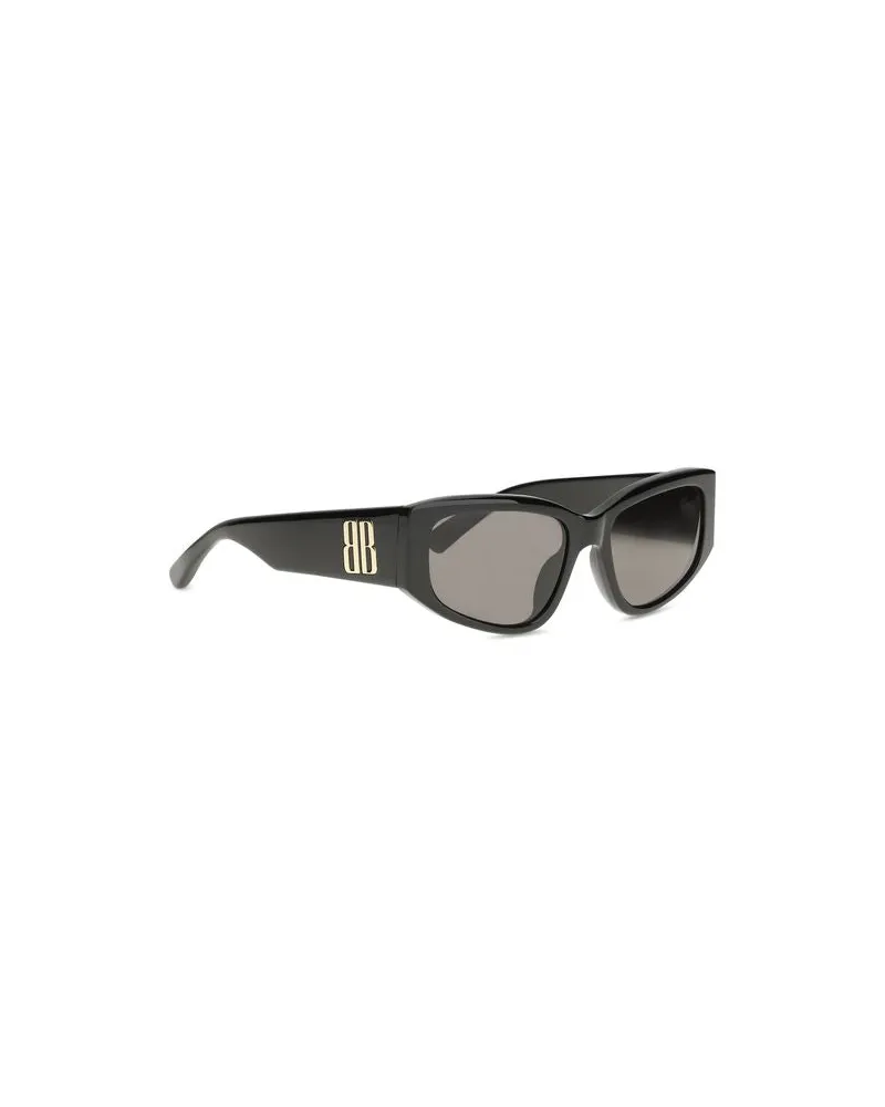 Balenciaga Women's Black Acetate Sunglasses Black