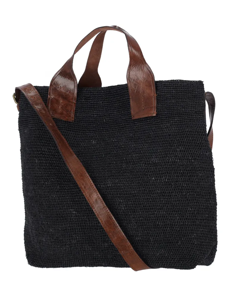 IBELIV Women's Bags Black Raphia Black
