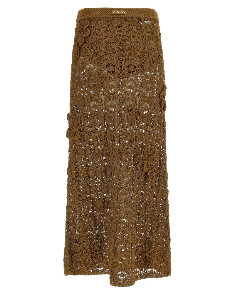 Pinko Anthemis Skirt — Tan Tan