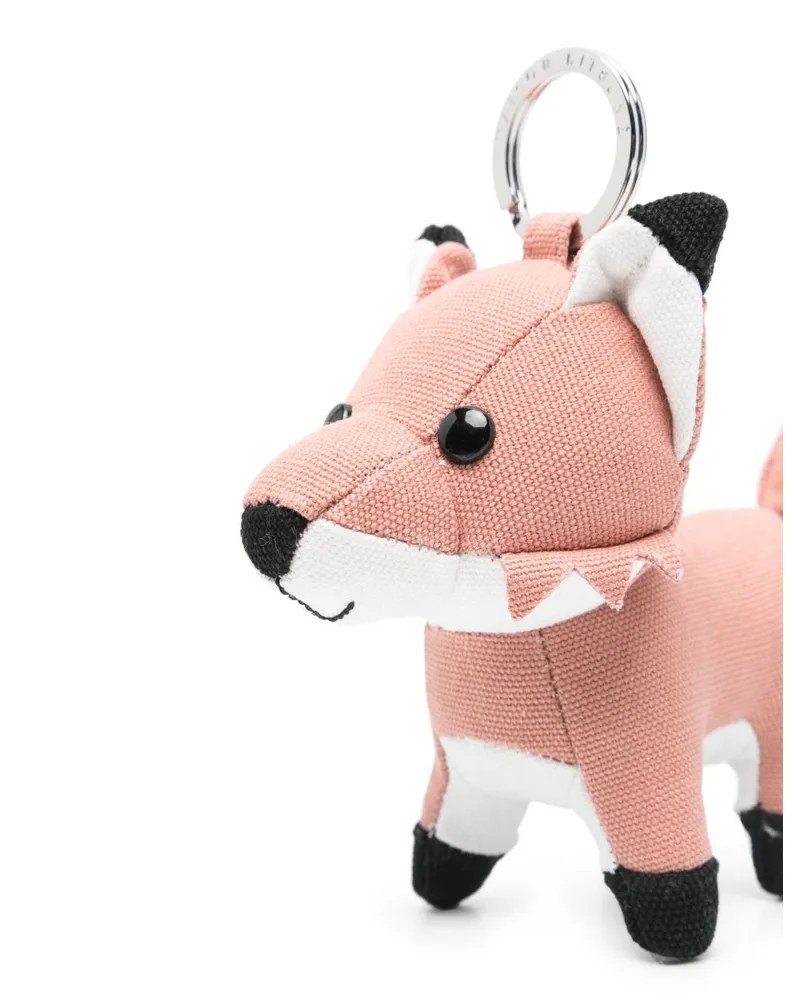 Kitsuné Fox-Motif Bag Charm — Pink Pink