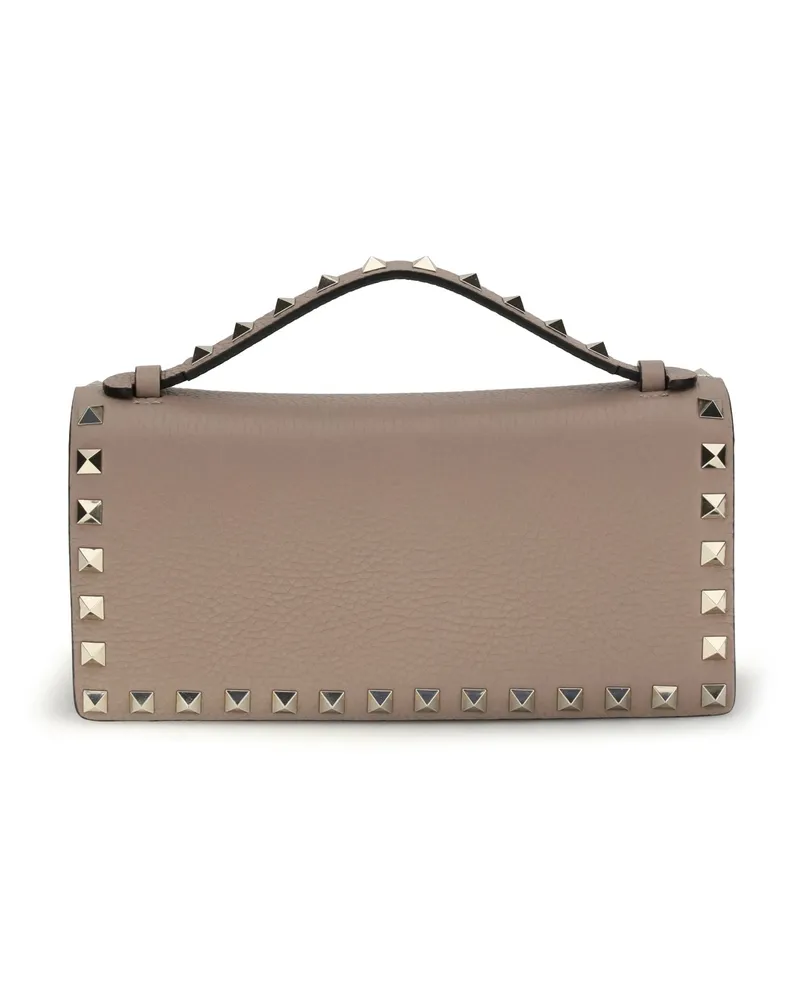 Valentino Garavani Rockstud Shoulder Bag — Beige Beige