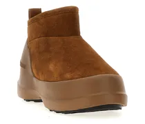 Luna Low Ankle Boot — Brown