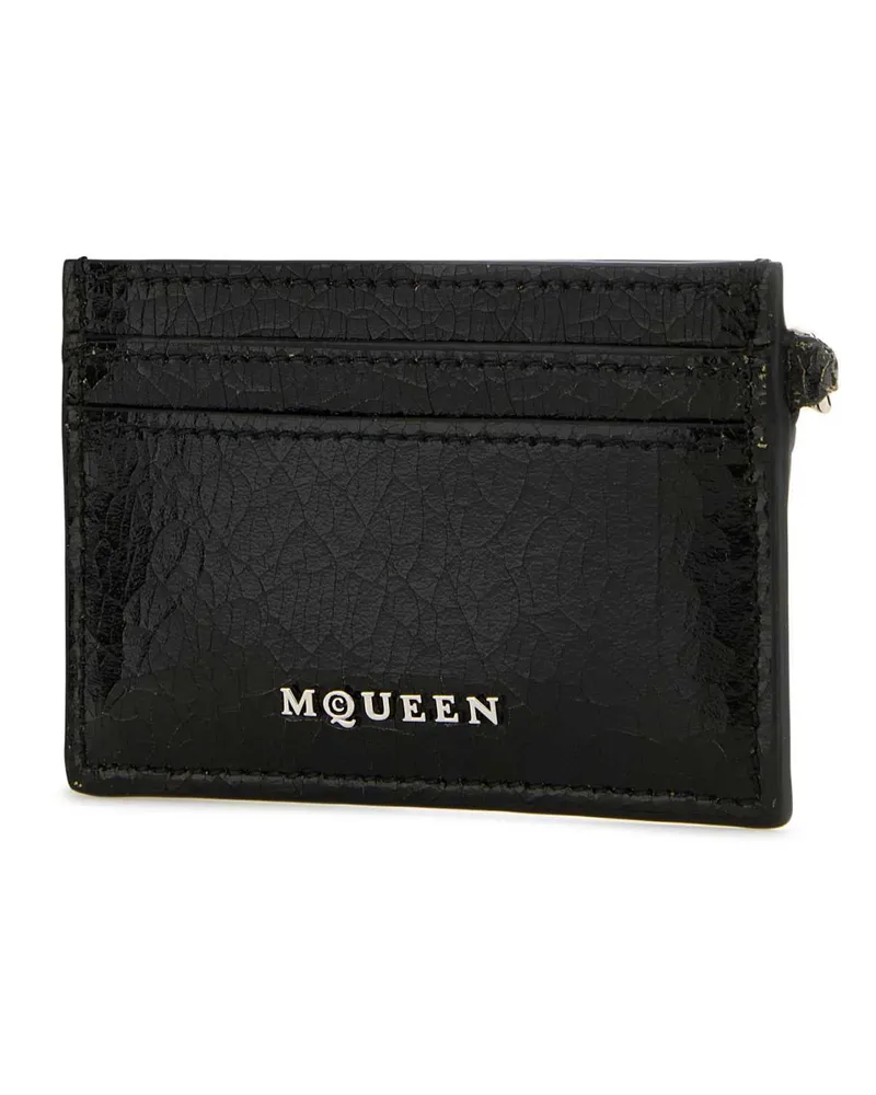 Alexander McQueen 8050631aaue 9769 Blackcaramelsilver Portafogli Wallet Black