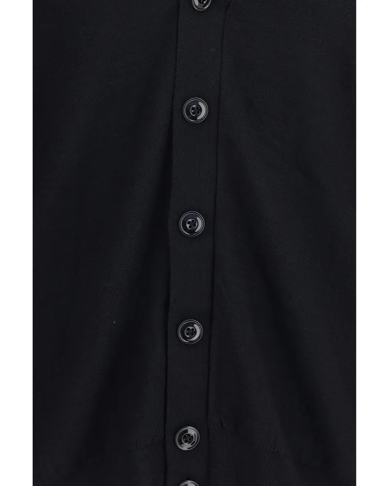 Christophe Lemaire Merino Wool Cardigan — Black 