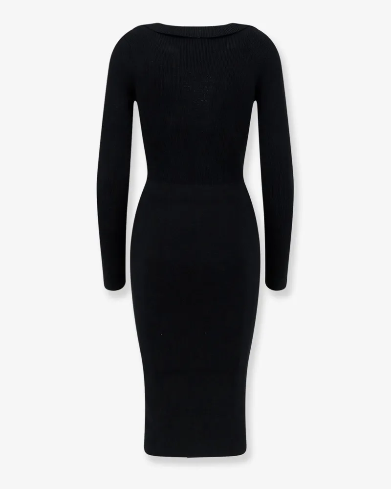 Elisabetta Franchi Women's Dress Viscose-Blend Black 