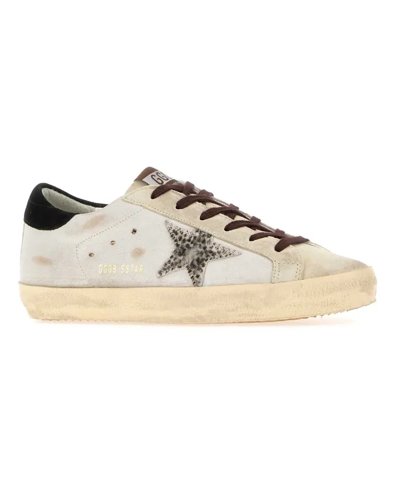 Golden Goose Women's Chalk Leather Super Star Sneaker Whiteseedpearlblack White