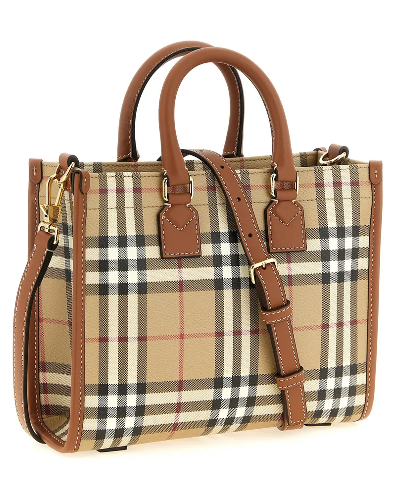 Burberry Freya Mini Bag — Cognac Cognac