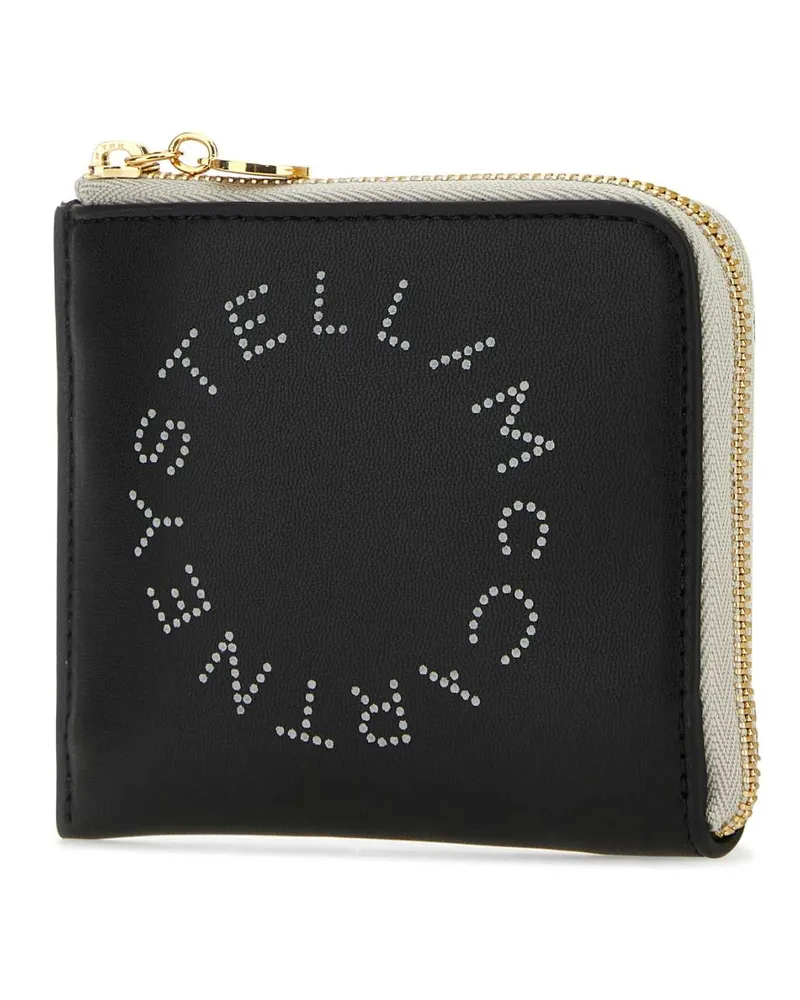 Stella McCartney Women's Two-Tone Alternappa Card Holder 1000 F: Polyamid Portafogli Wallet Black