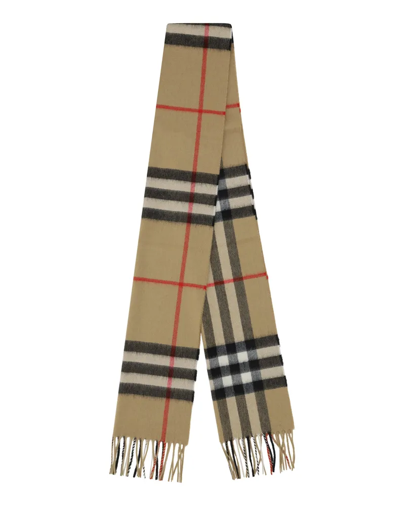 Burberry Women's Cashmere Scarf Archive Beige Scarfs Beige