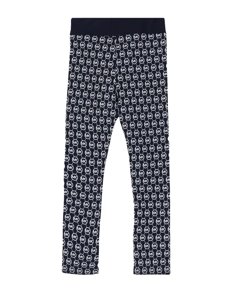 Michael Kors Stretch Polyamide-Elastane Leggings — Blue Blue