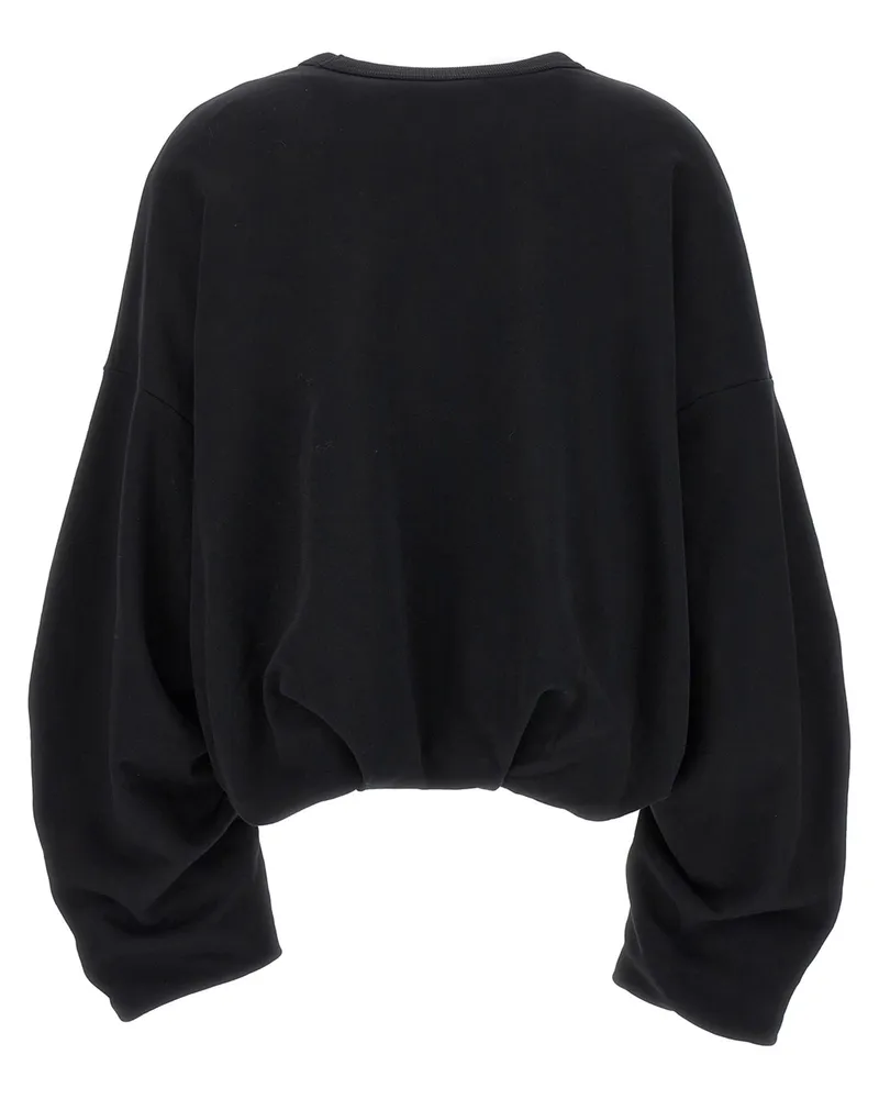 Dries van Noten Women's Black Cotton Sweatshirt Clothing Black