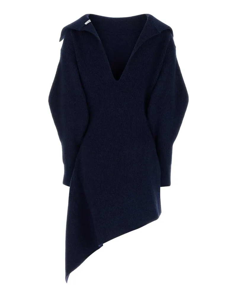 Givenchy Neck Dress — Blue Blue