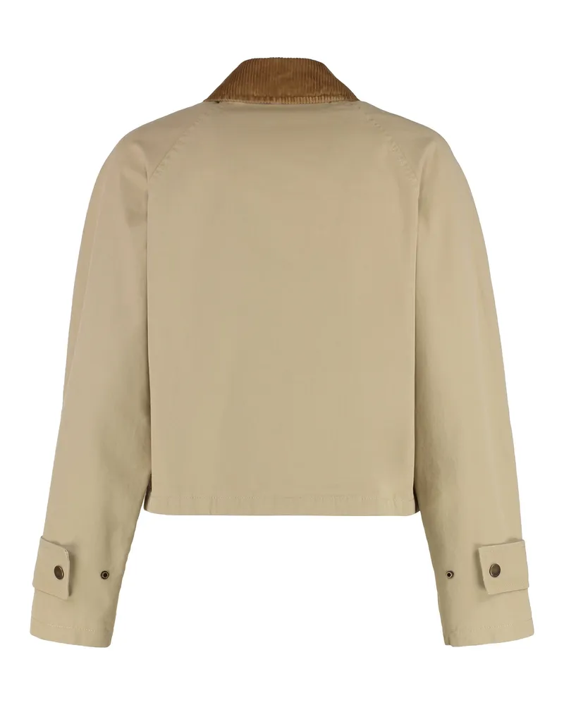 Burberry Women's Botton Jacket Beige Cotton Beige