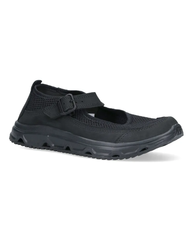 Salomon Unisex Sneakers Black Leather Black
