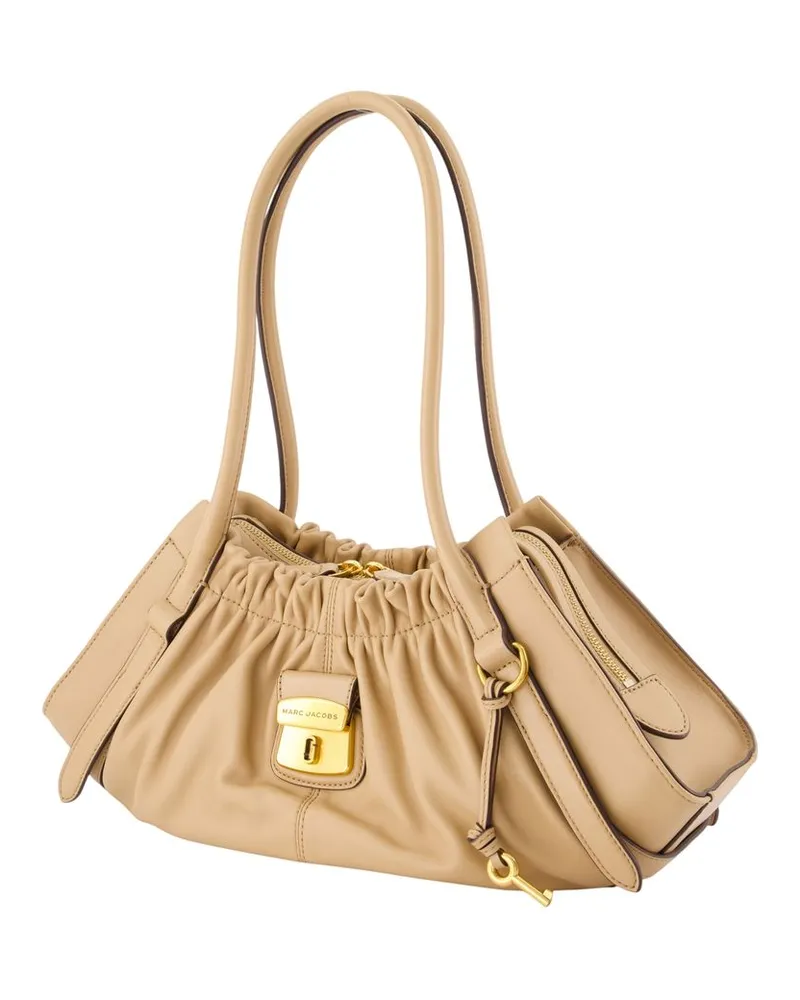 Marc Jacobs Women's The Satchel Bag -  Leather Brown Lambskin Handbags-Purses Beige