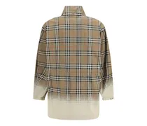 Men's Beige Cotton Parka Clothing