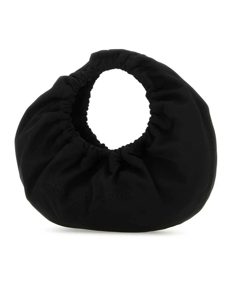 Alexander Wang Women's Black Fabric Crescent Small Handbag Borse A Mano Bag Black