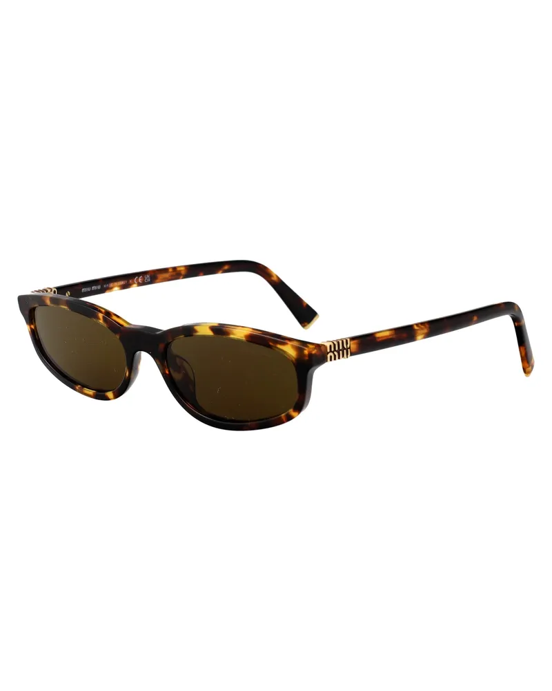 Miu Miu Women's Sunglasses 0mu A06s Havana Honey Acetate Brown