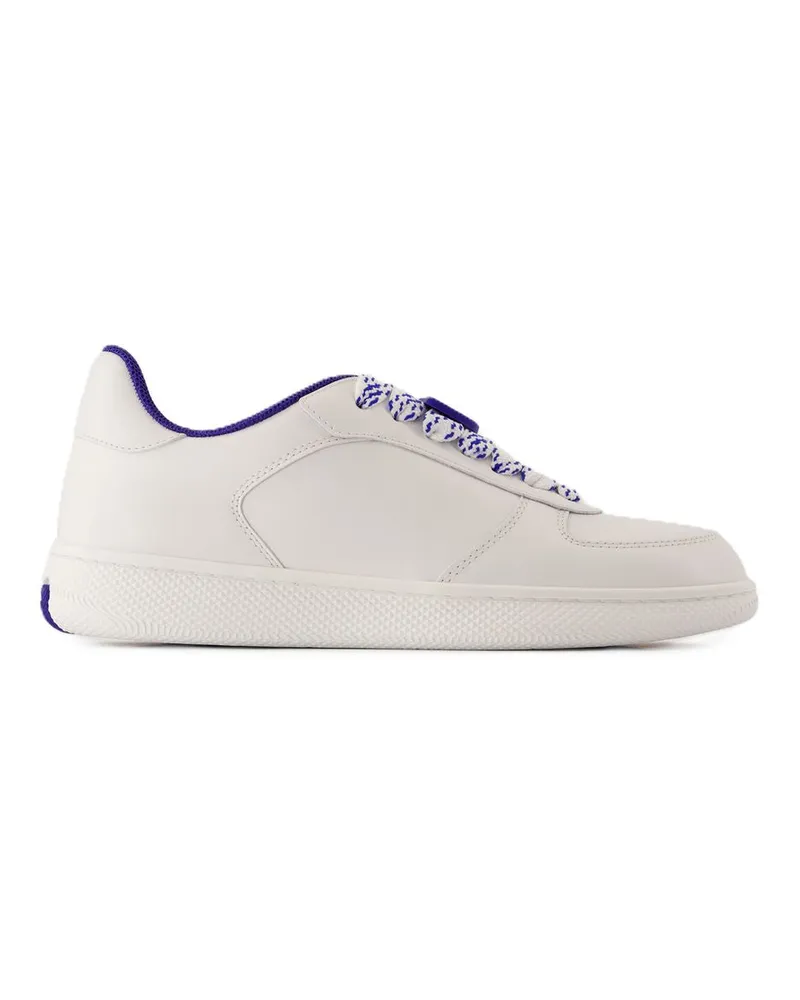 Burberry Women's Terrace Sneakers -  Leather White Calfskin Shoes White