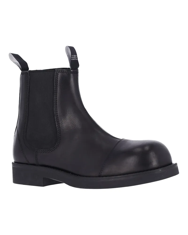 Maison Margiela Men's Boots Black Upper: Calf Leather Black