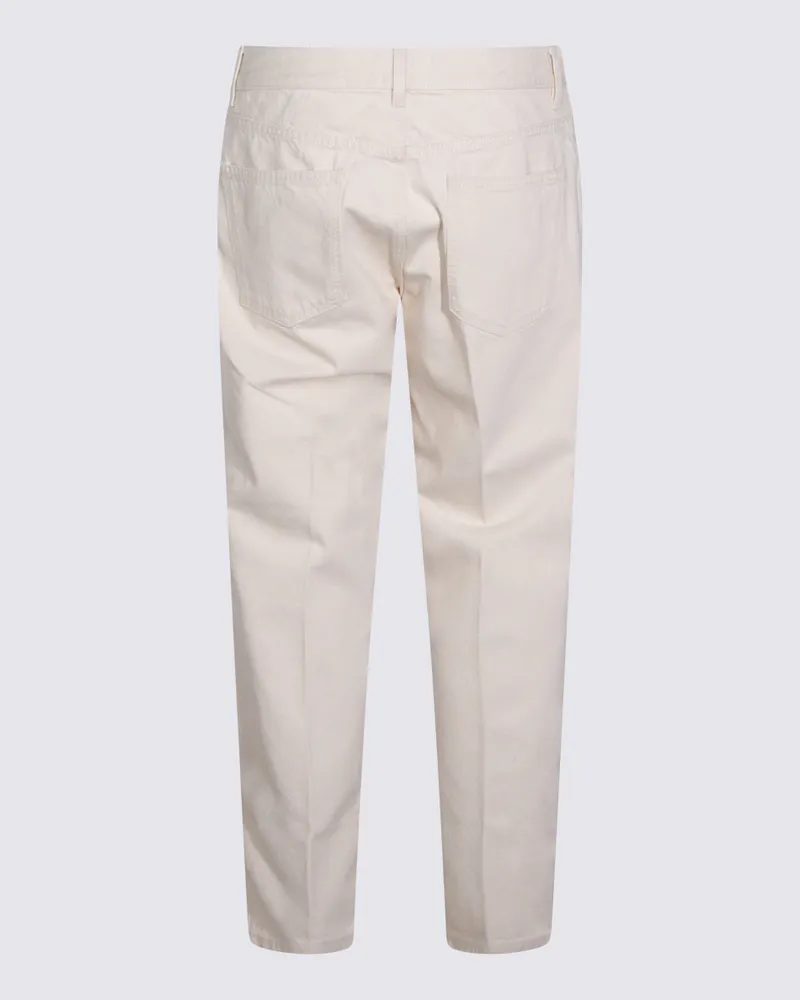 LARDINI Men's Jeans Off White _co White