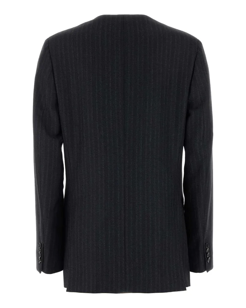 Jil Sander Wool Pinstriped Blazer 416