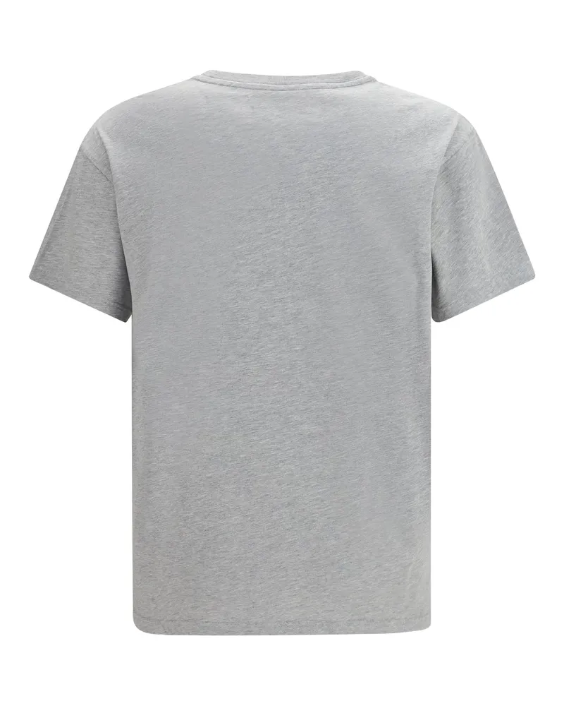 Vivienne Westwood Men's Classic Orb T-Shirt Grey Melange Cotton T-Shirts And Polos Gray