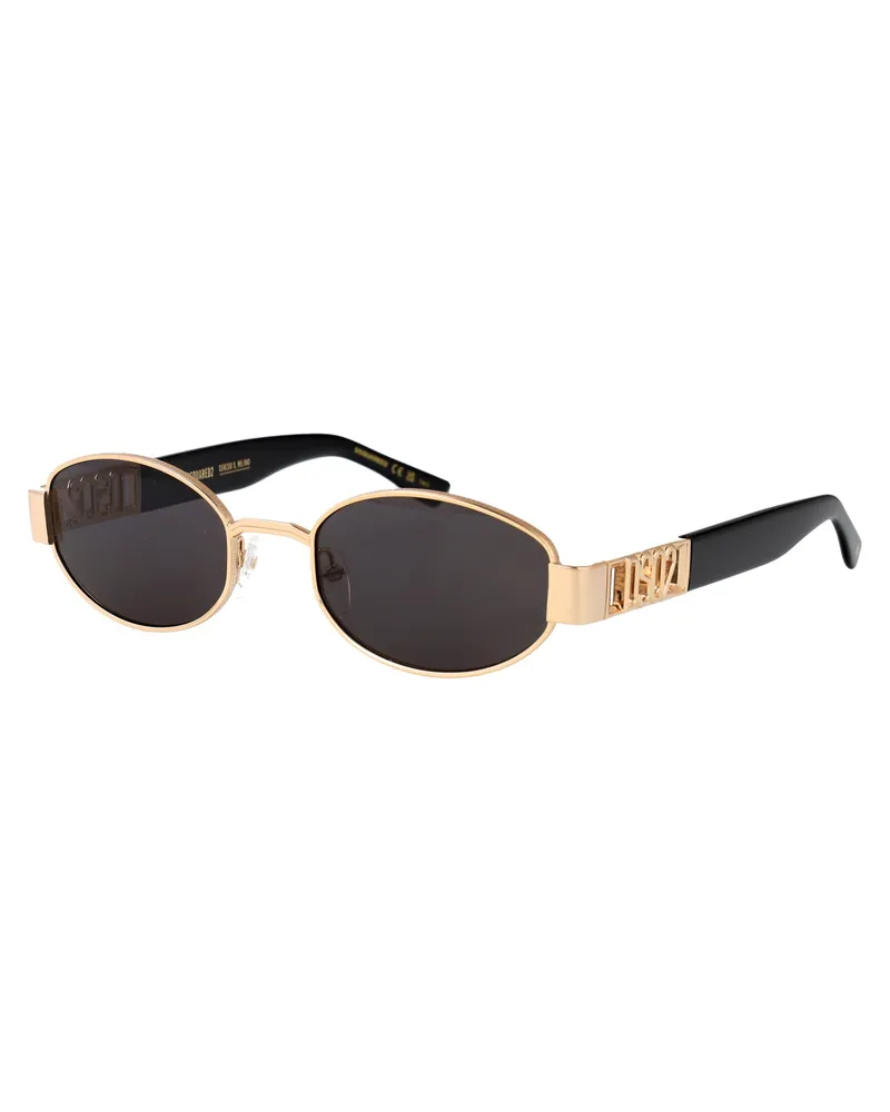 Dsquared2 Men's Sunglasses Rose Gold Metal Frame Rose