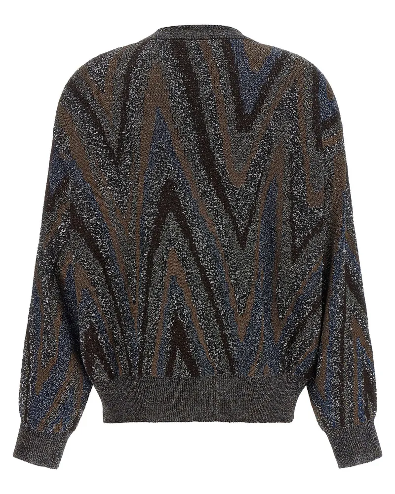 Missoni Sequin Zigzag Cardigan — Black Black