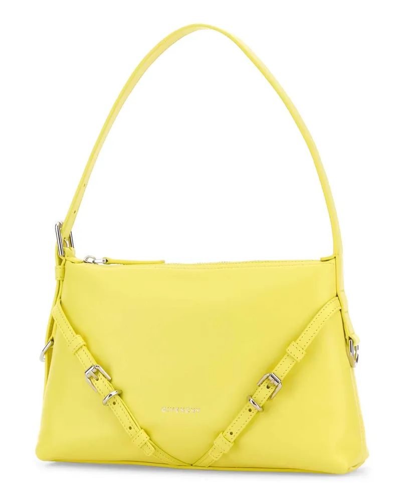 Givenchy Women's Yellow Leather Mini Voyou Shoulder Bag Acidyellow Borse A Mano Yellow