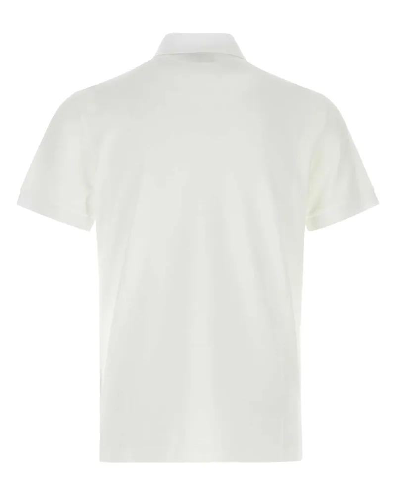 Fendi Metal Polo Shirt — White White