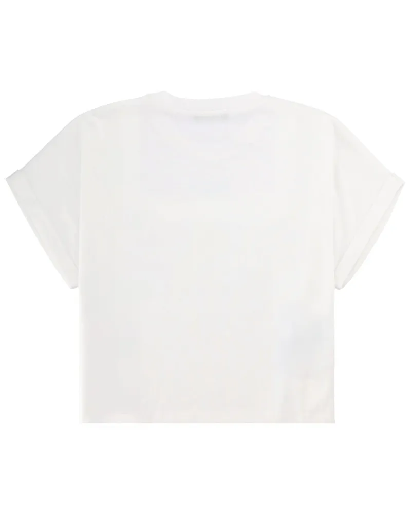 Balmain Logo-Embroidered Cotton T-Shirt — White White