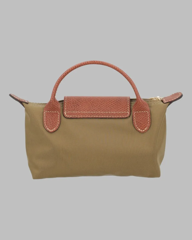 Longchamp Women's Pouch Le Pliage Original Green Polyamide Handbags Hand Bags Green