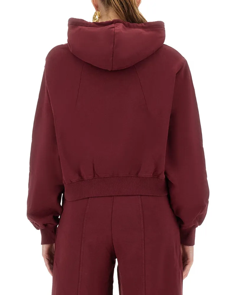 ROTATE Birger Christensen Sweatshirt — Burgundy Burgundy