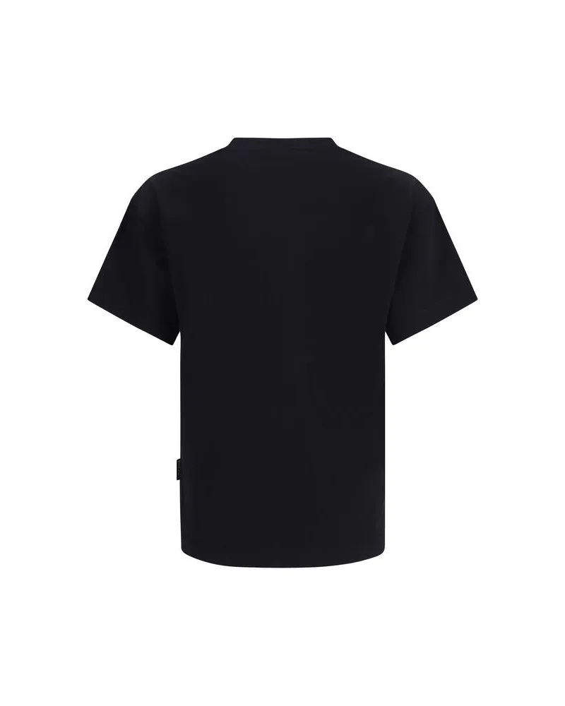Palm Angels Men's Black Cotton T-Shirt Black