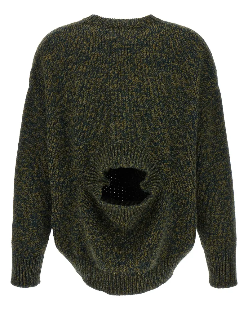 Loewe Women Bicolor Elastane Cardigan Clothing Green