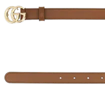 Women's Gg Belt Brown Leather