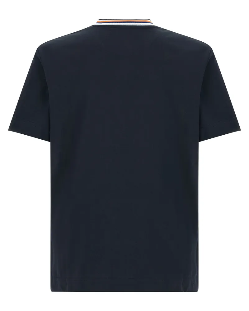 Fendi Men's Blue Cotton T-Shirt Navy