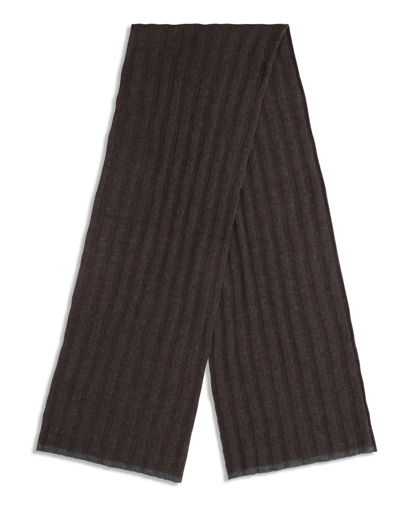 Brunello Cucinelli Men's Cashmere Scarf Brown Kashmir-Capra Hircus Kashmir/capra Scarfs Brown