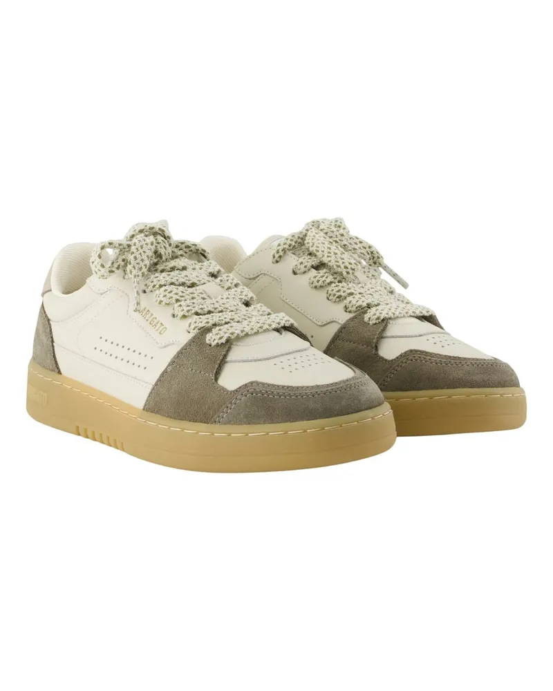 Axel Arigato Women's Dice Lo Sneakers -  Leather White Calfskin Shoes White