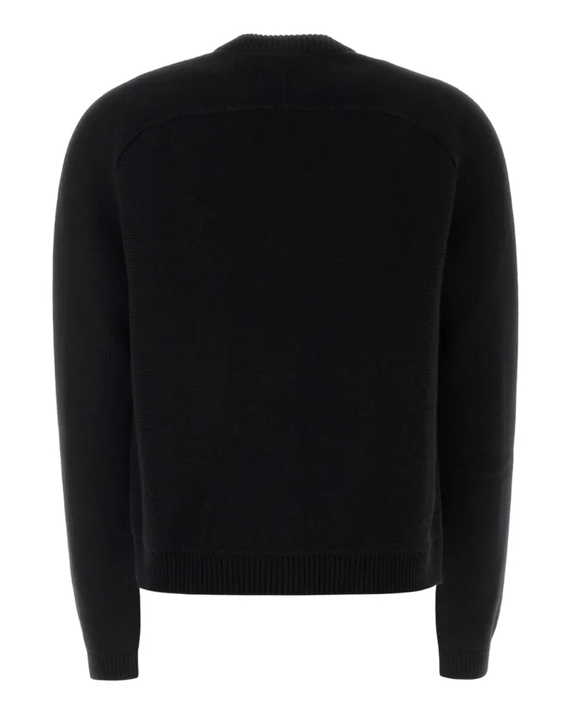 Gucci Women's Black Wool Blend Cardigan Blackmix Mix Maglie Black