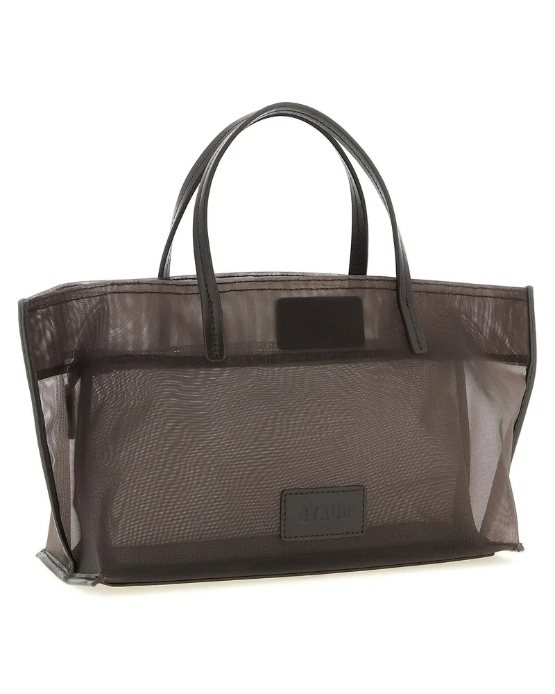 STAUD Christos Mini Shoulder Bag — Brown Brown