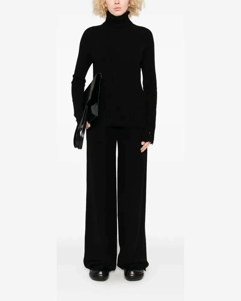 Uma Wang Cashmere Trousers — Black Black